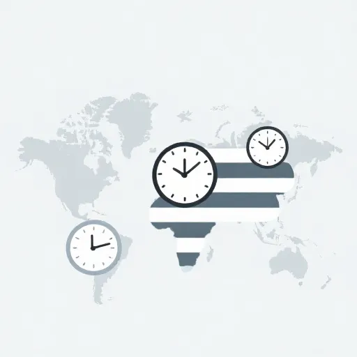 时区换算示意图